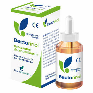 Pharmextracta - Bactorinol - Gocce nasali decongestionanti 15 ml