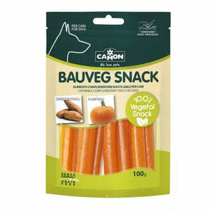 Camon - Pumpkin Pipe 100 g - Snack Vegetale per Cani con Patata Dolce e Zucca