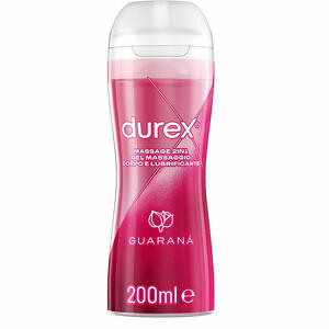 GuaranÀstimolante - Durex massage 2 in 1 gel massaggio corpo e lubrificante guarana' 200ml