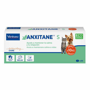 Virbac - Anxitane S - Supplemento nutrizionale per cani - 30 compresse