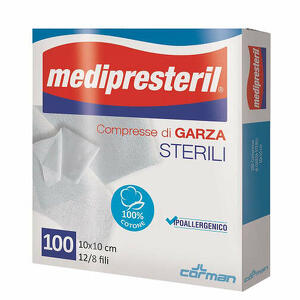 Medi presteril - Garza compressa medipresteril 12/8 fu 10x10cm 100 pezzi