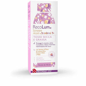 Sciroppoadulti e bambini 3+ - Recolum sciroppo tosse adulti-bambini 150 ml