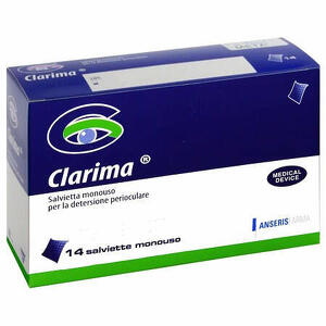 Anseris farma - Salvietta perioculare clarima 14 pezzi