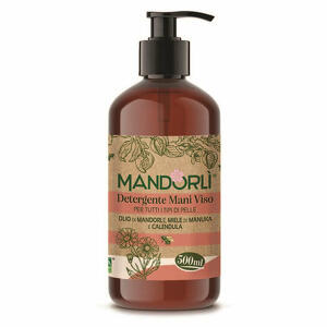 Codefar - Mandorli detergente mani viso per tutti i tipi di pelle 500ml