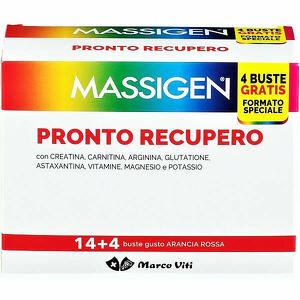 Massigen pronto recupero - Pronto recupero 14 bustine + 4 bustine