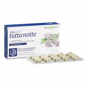 Vitacalm - Vitacalm tutta notte con melatonina 30 compresse