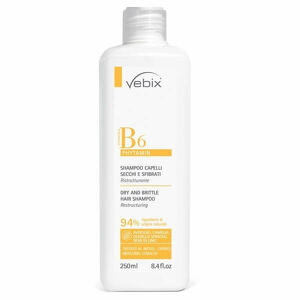 Vebix - Vebix phytamin b6 shampoo capelli secchi sfibrati ristrutturante 250 ml