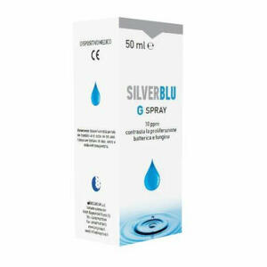 Biogroup - Silver blu g spray via orale contrasta la proliferazione batterica e fungina 50 ml