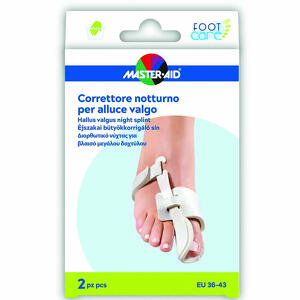 Master aid - Correttore notte alluce valgo master-aid footcare 36-43 2 pezzi d10