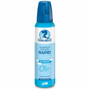 Sano e Bello - Shampoo mousse secca rapida - Deterge senza acqua