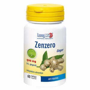 Long life - Longlife zenzero 60 capsule vegetali