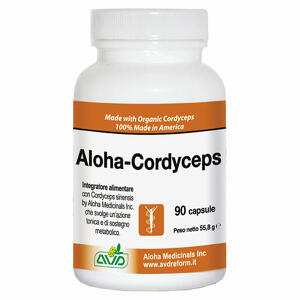 Aloha cordyceps - Aloha cordyceps 90 capsule flacone 55,8 g