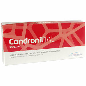 Condronil - Siringa intra-articolare condronil ial acido ialuronico 1,6% 2 ml