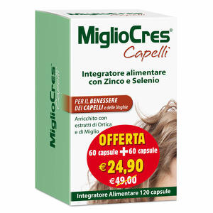 F&f - Migliocres capelli 60 capsule + 60 capsule promozione