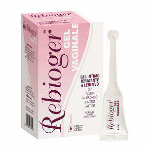 Gel vaginale - Rebioger gel vaginale 6 applicatori monodose da 5 ml