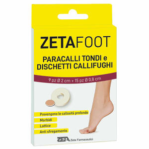 Zeta farmaceutici - Zetafoot paracallo tondo 9 pezzi + dischetto callifugo 15 pezzi