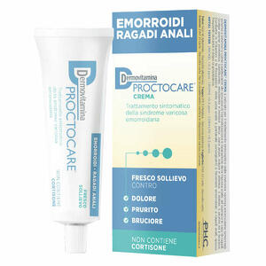 Dermovitamina - Dermovitamina proctocare crema emorroidi ragadi anali 30ml con cannula