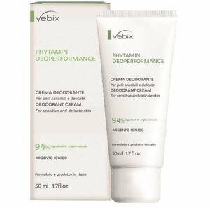 Vebix - Vebix phytamin e deo performance crema deo 72h-50ml sali di argento