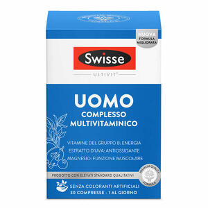 Swisse - Multivitaminico Uomo 30 compresse - Supporto energetico e immunitario