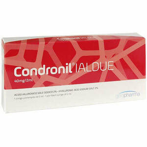 Condronil - Siringa intra-articolare condronil ialdue preriempita acido ialuronico sale sodico 40 mg 2 ml