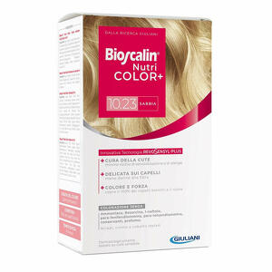 Bioscalin - Bioscalin nutricolor plus 10,23 sabbia crema colorante 40 ml + rivelatore crema 60 ml + shampoo 12 ml + trattamento finale balsamo 12 ml