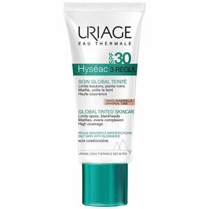 Uriage - Hyséac 3-Regul Color SPF30 40 ml - Trattamento per imperfezioni e protezione solare