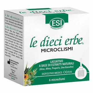 Esi - Esi le dieci erbe microclismi 6 pezzi